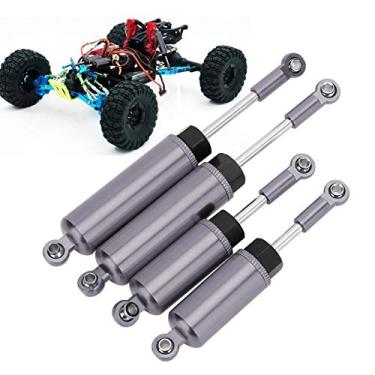 Imagem de Amortecedor de amortecedores, titânio, amortecedor dianteiro vermelho Amortecedor de amortecedores dianteiro, apto para Wltoys 12428 12423 RC carro peça de carro apto para(Titânio)