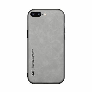 Imagem de Kepuch Silklike Capa para iPhone 7 Plus/8 Plus - Case Placa de Metal Embutida para iPhone 7 Plus/8 Plus - Cinza