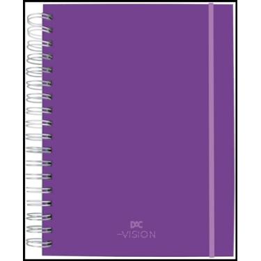 Imagem de Caderno Smart Universitário com 80 Folhas Reposicionáveis e 10 Divisórias - Vision Roxo