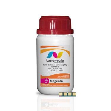 Imagem de Combo 5 Refil de Toner + 5 Chips TankFull Para Samsung Magenta CLT-M40