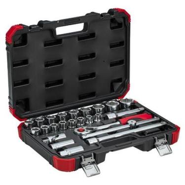 Imagem de Jogo Soquetes Gedore Red Sextavado 1/2 Com 24 Pçs R69003024
