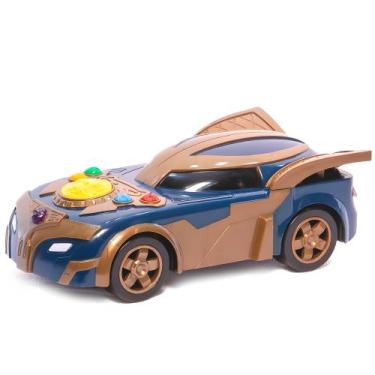 Imagem de Carrinho Thanos Manopla Do Infinito Brinquedo Infantil Carro Com Fricç