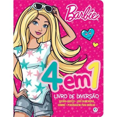 Imagem de Livro Barbie - 4 Em 1 - Livro De Diversão