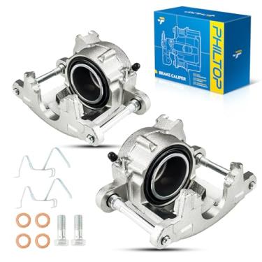 Imagem de PHILTOP Substituição do conjunto de pinça de freio a disco dianteiro 184071+184072 para Cutlass 1978-1981, El Camino 1978-1987, Sonoma 1991-2003, 1978-1980 Cutlass Salon, par conjunto de 2 lados
