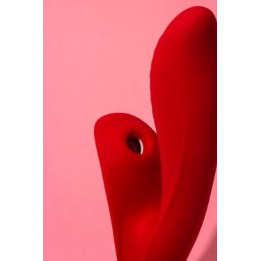 Imagem de Sugador e Vibrador Rabbit Queen (Vermelho)