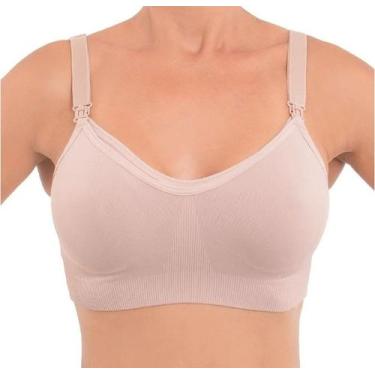 Imagem de Sutiã top amamentação Trifil alça ajustável sem bojo 1323 pouca costur