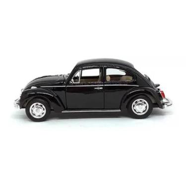 Imagem de Super Carrinho Ferro Fusca Preto Clássico 1/32 Miniatura - Sweet Home