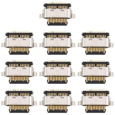 Imagem de YUNCHAO Acessórios telefônicos Para Motorola Moto G60 / G60S 10pcs de carregamento do conector da porta Substituição do telefone celular