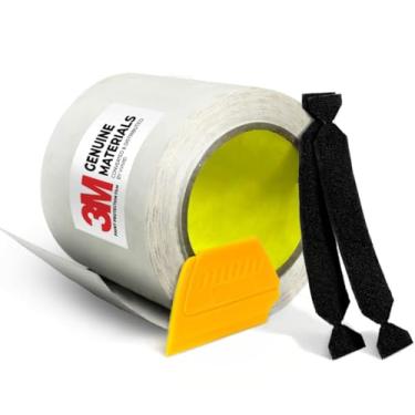 Imagem de Película de vinil VViViD 3M transparente com proteção de tinta 15 cm de largura Escolha o seu tamanho incluindo ferramentasVViViD 6" x 60" (w/ Detailer & 2x Black Felts) 3Mclrpntprtct6x60