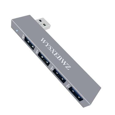 Imagem de Hub USB 4 em 1 divisor USB Expansor USB 1 x USB 3.0 e 3 * Hub USB 2.0 para laptop, Windows, PC, Mac, impressora, pen drive, notebook, computador
