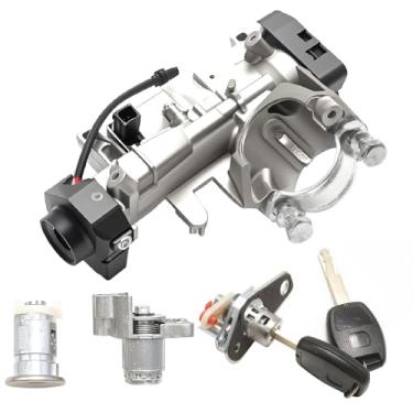 Imagem de EATAKWARD Conjunto completo de cilindro de bloqueio de interruptor de ignição 06350-SAA-G30, substituição para Honda Accord CRV Civic Odyssey 2006-2011, substitui 35100-SDA-A71