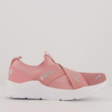 Imagem de Tênis Puma Wired Run Slip-ON PS BDP Infantil Rosa, 29