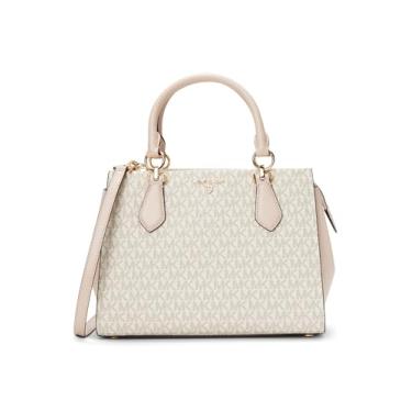 Imagem de Michael Kors Bolsa média Marilyn, Baunilha/rosa suave, One Size