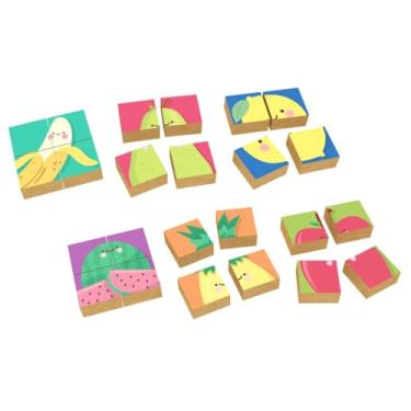 Imagem de Xalingo Blocos Pedagógicos de Montar Frutinhas Madeira 32 Peças