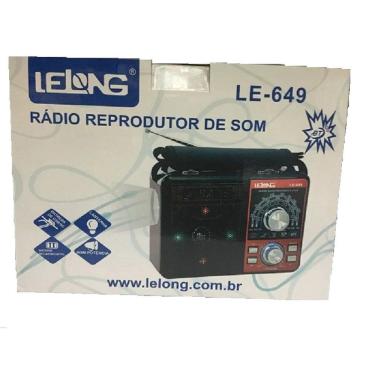 Imagem de Rádio Reprodutor de Som Lelong LE 649