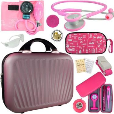Imagem de Kit Medicina Completo Aparelho Pressao Esfigmo EstetoscopioKit Medicin