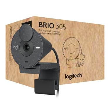 Imagem de WEB CAM USB-C BRIO 305 FULL HD 1080P GRAFITE LOGITECH 960-001519