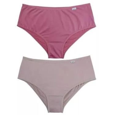 Imagem de Kit com 2 Calcinhas Delrio Média em Microfibra Sensitive 50509 Sortido