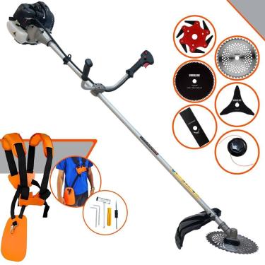 Imagem de Roçadeira Anmax Cg430b 1,7hp Com Facas 2p, 3p, 6p, 40d E 80d