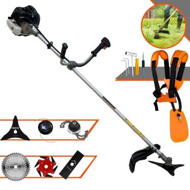 Imagem de Roçadeira Anmax Cg430b à Gasolina 43cc C/ 6 Opções De Cortes