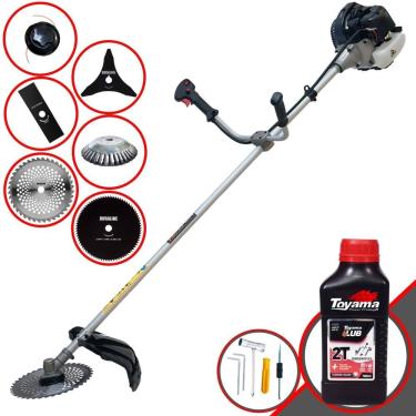 Imagem de Roçadeira Cg430b 43cc Multifuncional 6 Em 1 + óleo Toyama 2t