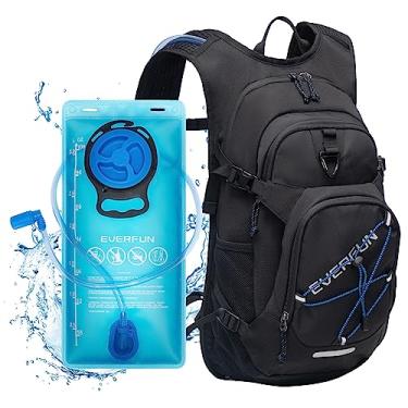 Imagem de Everfun Mochila de hidratação 18L para caminhadas com bexiga de água de 3L, mochila de hidratação isolada para mulheres e homens, mochila leve com capa de chuva para caminhadas, ciclismo, corrida