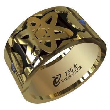 Imagem de Anel de Formatura De Física em Ouro 18K Ocado - Vieira Cruz Jóias, 26