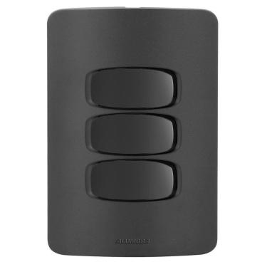 Imagem de Conjunto 1 Simples + 2 Paralelos - Alumbra Gracia Black Maxx