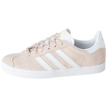 Imagem de adidas Gazelle masculino, Icey Pink/Ftwr Branco/Dourado Met, 34 BR