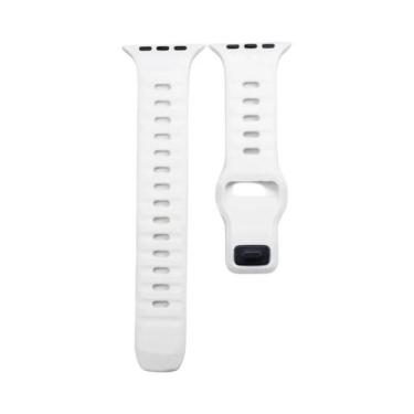 Imagem de Pulseira De Silicone Para Apple Watch Ultra 3 2 11 10 9 8 7 6 SE3 Com 