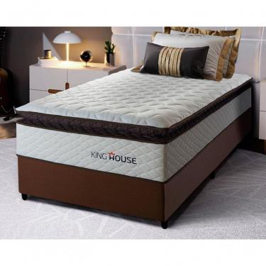 Imagem de Cama Box Espuma San Diego Solteirão 96x203 Branco King House