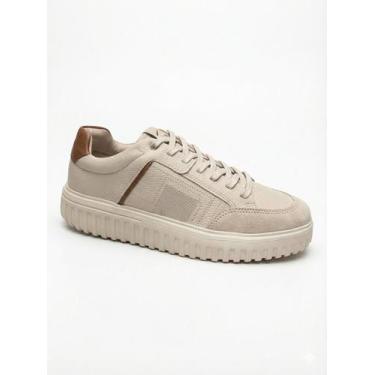 Imagem de Sapatênis Masculino Ferracini Still Couro 8102-683, 41, Cinza