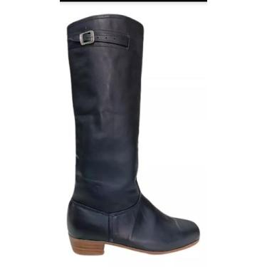 Imagem de Bota Masculina Solado Couro Cano Longo Baile Gaúcho - Pampeira, Preto,