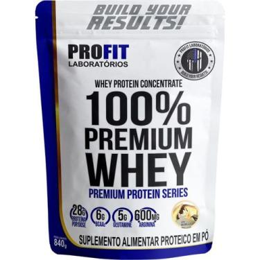Imagem de 100%Whey Premium - 840g Refil Baunilha - Profit Laboratórios