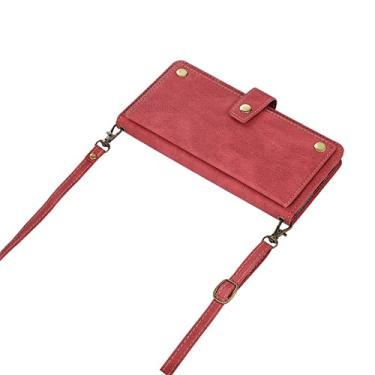 Imagem de Capa para Samsung Galaxy S22 s21 s20 FE Note 20 Ultra 10 Pro A21S 32 12 52 72 51 71 5G Capa Carteira Alça de Couro Bolsa de telefone, bolsa de telefone 4, para S21 Ultra