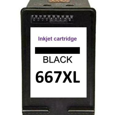 Imagem de Cartucho Tinta 667Xl Preto 667 667 Xl 1275 2375 2376 2776