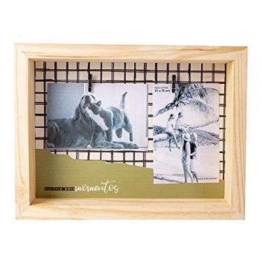 Imagem de Uatt? Mural 2 Fotos Clip - 32 x 24 x 5 cm - Natural Colors