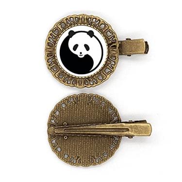 Imagem de Harmonize positivos negativos panda envolvente grampo de cabelo grampo de cabelo