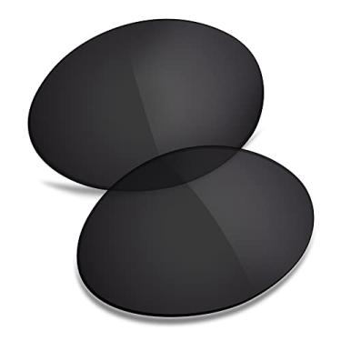 Imagem de TRUSHELL Lentes de reposição polarizadas para Oakley Eye Jacket 1.0 Óculos de sol preto escuro - Polarizadas