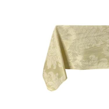 Imagem de Toalha de Mesa Retangular 6 e 8 Lugares Jacquard Medalhão - milleniade