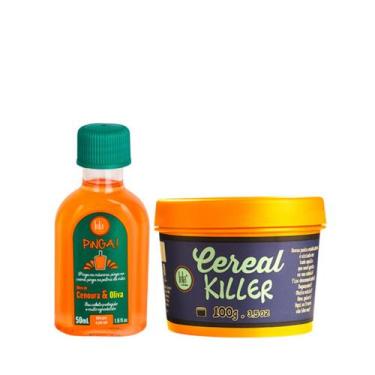 Imagem de Lola Cereal Killer Pasta Modeladora 100g + Pinga! Óleo Cenoura e Oliva