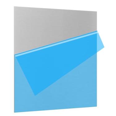 Imagem de Lswteiz Chapa De Alumínio 6061 T651 20 X 20 X 1/8 (0,125") Polegadas Placa De Alumínio Plana E Simples Coberta Com Película Protetora, Retangular Tratável Termicamente Placa De Metal De Alumínio De