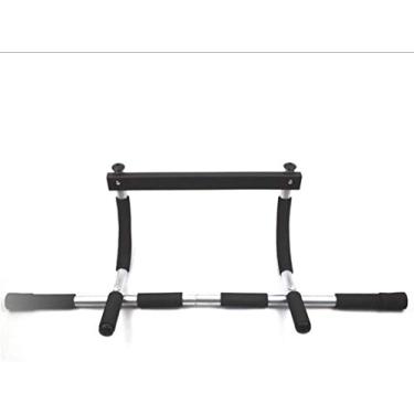 Imagem de Barra de puxar sem parafusos, porta fitness horizontal para casa multifuncional para homens e mulheres em ambientes internos