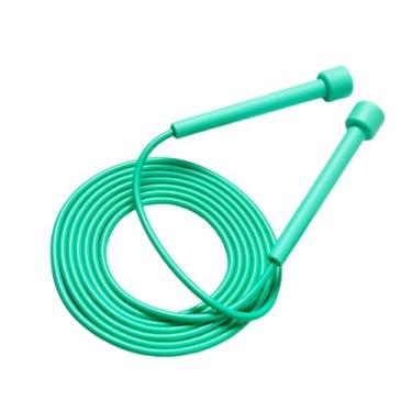 Imagem de MotiveTech Corda de pular silenciosa para treinamento de resistência em piso de cimento em casa, Verde