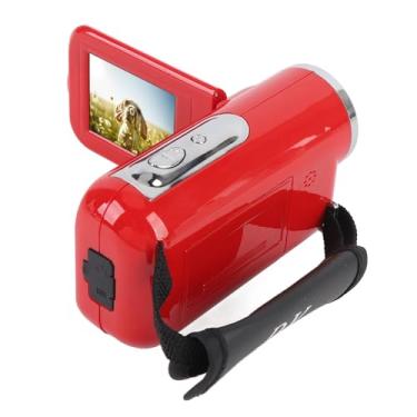 Imagem de Asixxsix Câmera de Vídeo 1080P, Filmadora Digital Com Tela de 2 Polegadas Fotos de 16 MP Zoom Digital 16X Anti Vibração, Gravação Contínua Durante o Carregamento para YouTube Vlogging (Vermelha)