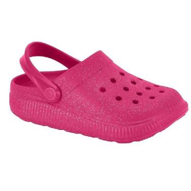 Imagem de Sandalia babuche molekinha ref 2591.200.30599 menina, Rosa choque, 35/