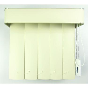 Imagem de Persiana Vertical Em Pvc Com Bando Crisdan Largura 1,35 X 1,35 Altura Bege
