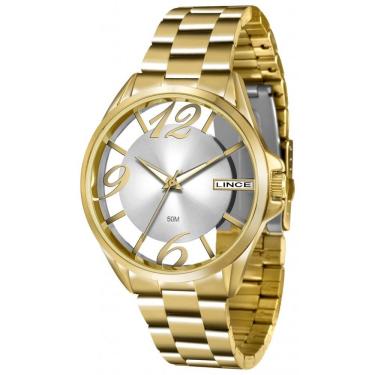 Imagem de Relógio Lince Feminino Dourado Lrg604l S2kx