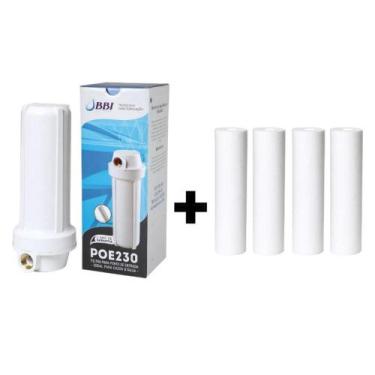 Imagem de Filtro De Agua Para Caixa D'Água Poe + 4 Refis Bbi F230Poe - Bbi Filtr