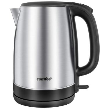 Imagem de Chaleira Elétrica 1.7L, Aço Inoxidável, 1700W, 110v, COMFEE, Cinza